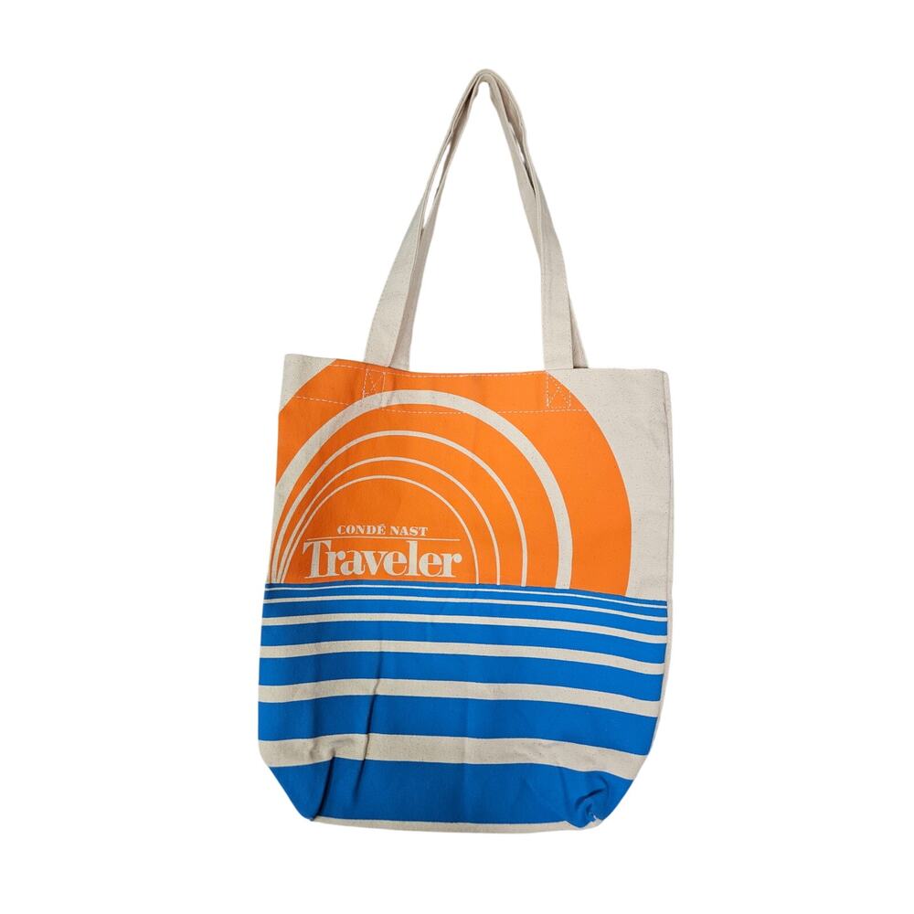 Conde Nast Traveler Magazine Tote Bag Travel Commute Market Canvas Cotton